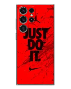 Чехол для Samsung Galaxy S25 Ultra с картинкой «Nike Just Do It» Чехол для Samsung Galaxy S25 Ultra с картинкой «Nike Just Do It»
