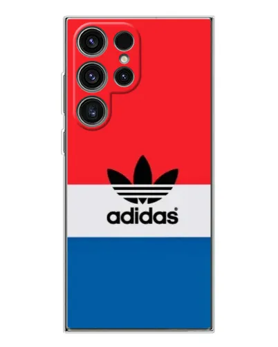 Чехол для Samsung Galaxy S25 Ultra с картинкой «Ретро блоки Adidas»