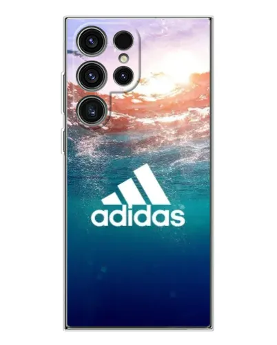 Чехол для Samsung Galaxy S25 Ultra с картинкой «Океанская глубина адидас»
