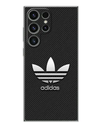 Чехол для Samsung Galaxy S25 Ultra с картинкой «Adidas Карбоновая текстура»