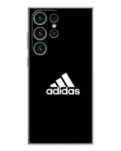 Чехол для Samsung Galaxy S25 Ultra с картинкой «Черная классика Adidas»