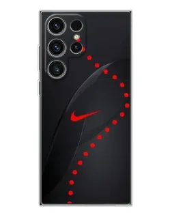Чехол для Samsung Galaxy S25 Ultra с картинкой «Абстрактный дизайн Nike»