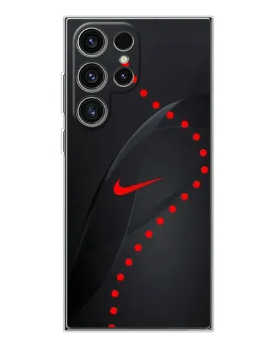 Чехол для Samsung Galaxy S25 Ultra с картинкой «Абстрактный дизайн Nike»
