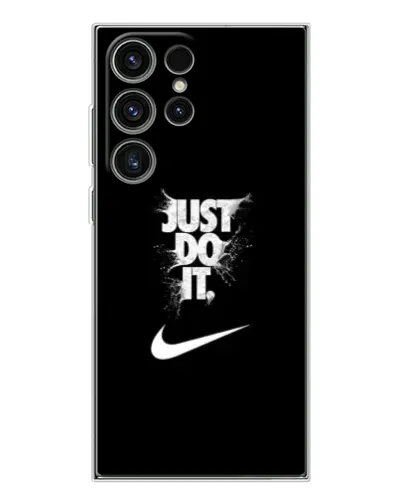 Чехол для Samsung Galaxy S25 Ultra с картинкой «Текстовый принт Nike»