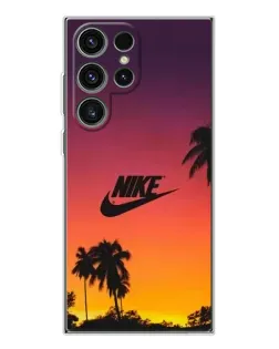 Чехол для Samsung Galaxy S25 Ultra с картинкой «Nike на закате солнца»