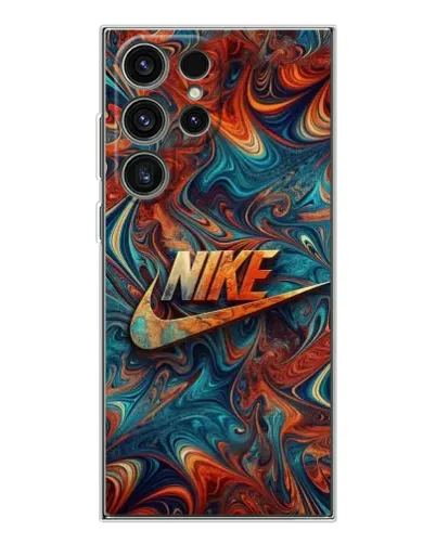 Чехол для Samsung Galaxy S25 Ultra с картинкой «Nike в абстракции»