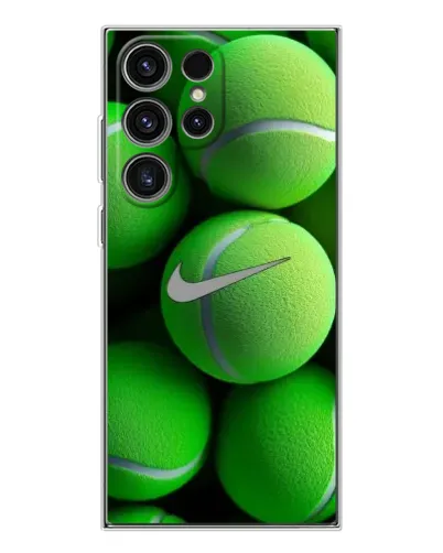 Чехол для Samsung Galaxy S25 Ultra с картинкой «Теннисные мячи Найк»