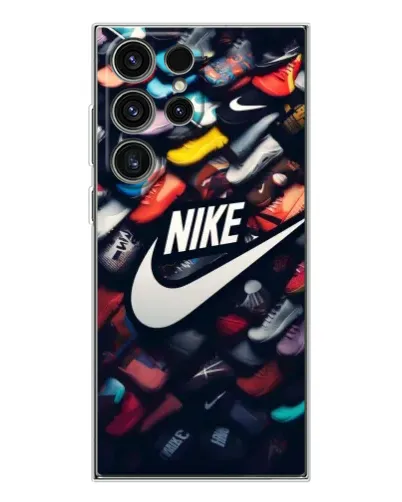 Чехол для Samsung Galaxy S25 Ultra с картинкой «Коллекция кроссовок Nike»