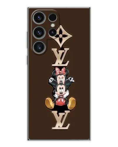 Чехол для Samsung Galaxy S25 Ultra с картинкой «LV и Микки Маус»