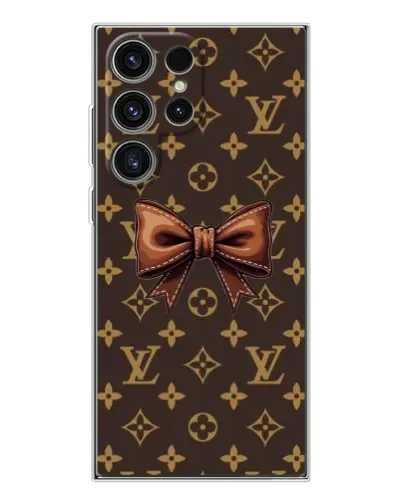 Чехол для Samsung Galaxy S25 Ultra с картинкой «LV с бантом»