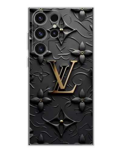 Чехол для Samsung Galaxy S25 Ultra с картинкой «Кожаная текстура LV»