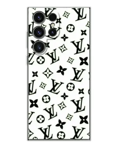 Чехол для Samsung Galaxy S25 Ultra с картинкой «Монохромный хаос LV»