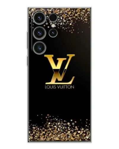 Чехол для Samsung Galaxy S25 Ultra с картинкой «LV — золотые искры»