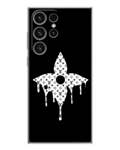 Чехол для Samsung Galaxy S25 Ultra с картинкой «Цветочная монограмма»