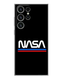 Чехол для Samsung Galaxy S25 Ultra с картинкой «NASA — классика Red Blue» Чехол для Samsung Galaxy S25 Ultra с картинкой «NASA — классика Red Blue»