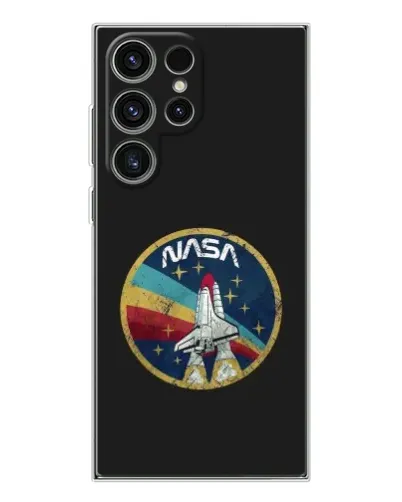 Чехол для Samsung Galaxy S25 Ultra с картинкой «NASA — эмблема миссии»