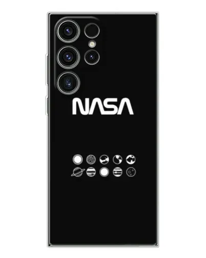 Чехол для Samsung Galaxy S25 Ultra с картинкой «NASA — технический принт»