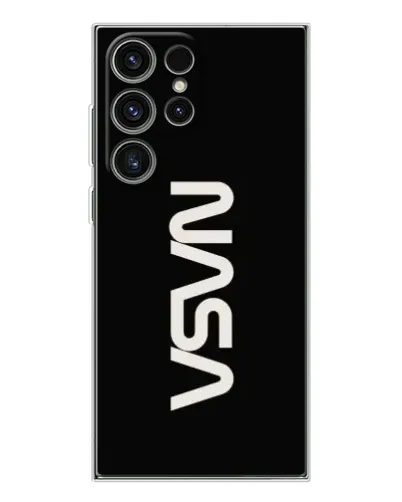 Чехол для Samsung Galaxy S25 Ultra с картинкой «NASA — вертикальный логотип»