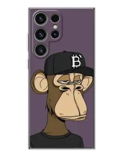 Чехол для Samsung Galaxy S25 Ultra с картинкой «Bored Ape в кепке»