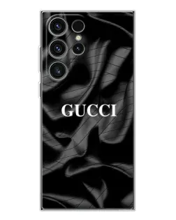 Чехол для Samsung Galaxy S25 Ultra с картинкой «Gucci — шелковые волны» Чехол для Samsung Galaxy S25 Ultra с картинкой «Gucci — шелковые волны»