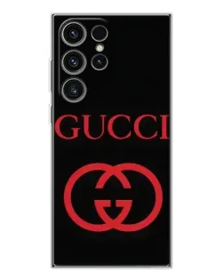 Чехол для Samsung Galaxy S25 Ultra с картинкой «Gucci — красный логотип» Чехол для Samsung Galaxy S25 Ultra с картинкой «Gucci — красный логотип»