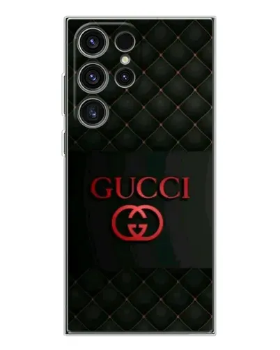 Чехол для Samsung Galaxy S25 Ultra с картинкой «Gucci — стеганый черный»