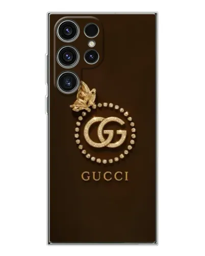Чехол для Samsung Galaxy S25 Ultra с картинкой «Gucci — золотая бабочка»