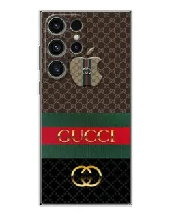 Чехол для Samsung Galaxy S25 Ultra с картинкой «Gucci — брендированный десерт» Чехол для Samsung Galaxy S25 Ultra с картинкой «Gucci — брендированный десерт»