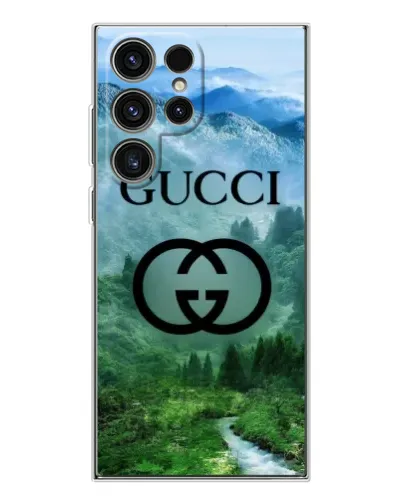 Чехол для Samsung Galaxy S25 Ultra с картинкой «Gucci — горный пейзаж»