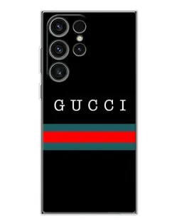 Чехол для Samsung Galaxy S25 Ultra с картинкой «Gucci — красный пояс» Чехол для Samsung Galaxy S25 Ultra с картинкой «Gucci — красный пояс»