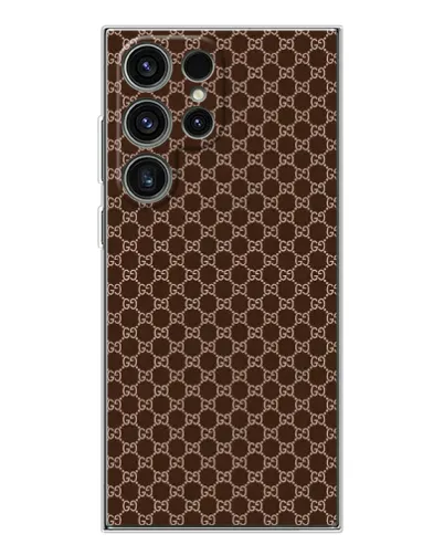 Чехол для Samsung Galaxy S25 Ultra с картинкой «Gucci — шоколадная сетка» Чехол для Samsung Galaxy S25 Ultra с картинкой «Gucci — шоколадная сетка»