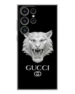 Чехол для Samsung Galaxy S25 Ultra с картинкой «Gucci — серебряный лев» Чехол для Samsung Galaxy S25 Ultra с картинкой «Gucci — серебряный лев»