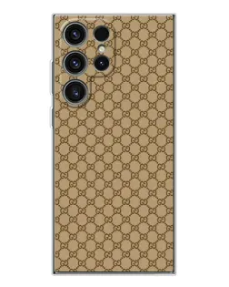 Чехол для Samsung Galaxy S25 Ultra с картинкой «Gucci — классический беж» Чехол для Samsung Galaxy S25 Ultra с картинкой «Gucci — классический беж»