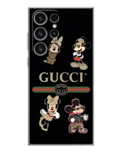 Чехол для Samsung Galaxy S25 Ultra с картинкой «Gucci — герои Disney и монограмма» Чехол для Samsung Galaxy S25 Ultra с картинкой «Gucci — герои Disney и монограмма»