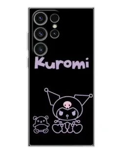 Чехол для Samsung Galaxy S25 Ultra с картинкой «Kuromi — черный минимализм» Чехол для Samsung Galaxy S25 Ultra с картинкой «Kuromi — черный минимализм»
