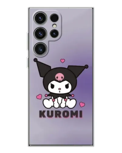 Чехол для Samsung Galaxy S25 Ultra с картинкой «Kuromi — фиолетовый арт»