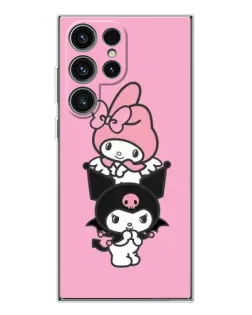 Чехол для Samsung Galaxy S25 Ultra с картинкой «My Melody и Kuromi» Чехол для Samsung Galaxy S25 Ultra с картинкой «My Melody и Kuromi»