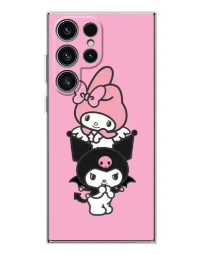 Чехол для Samsung Galaxy S25 Ultra с картинкой «My Melody и Kuromi»