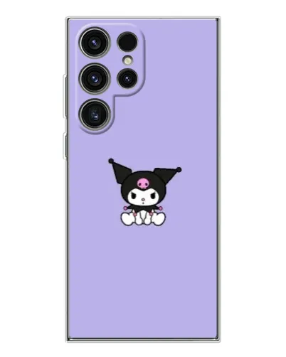 Чехол для Samsung Galaxy S25 Ultra с картинкой «Kuromi — фиолетовый минимализм»