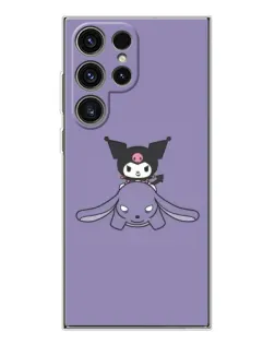Чехол для Samsung Galaxy S25 Ultra с картинкой «Kuromi на лиловом фоне» Чехол для Samsung Galaxy S25 Ultra с картинкой «Kuromi на лиловом фоне»