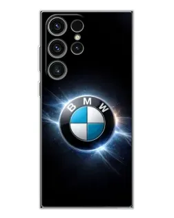 Чехол для Samsung Galaxy S25 Ultra с картинкой «BMW — неоновое сияние» Чехол для Samsung Galaxy S25 Ultra с картинкой «BMW — неоновое сияние»