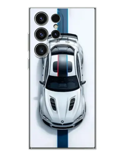 Чехол для Samsung Galaxy S25 Ultra с картинкой «Вид сверху — BMW M»