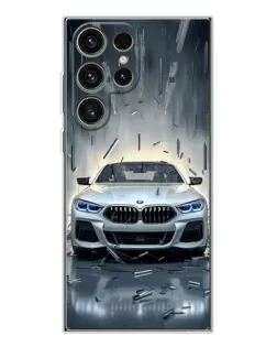 Чехол для Samsung Galaxy S25 Ultra с картинкой «BMW в свете фар» Чехол для Samsung Galaxy S25 Ultra с картинкой «BMW в свете фар»