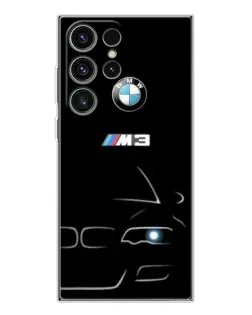 Чехол для Samsung Galaxy S25 Ultra с картинкой «Минималистичный принт BMW M3» Чехол для Samsung Galaxy S25 Ultra с картинкой «Минималистичный принт BMW M3»