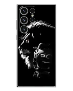 Чехол для Samsung Galaxy S25 Ultra с картинкой «BMW и лев» Чехол для Samsung Galaxy S25 Ultra с картинкой «BMW и лев»
