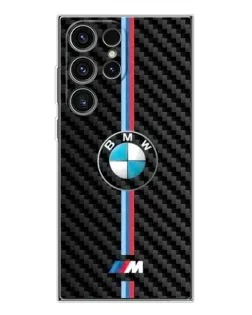Чехол для Samsung Galaxy S25 Ultra с картинкой «Эмблема BMW и карбон» Чехол для Samsung Galaxy S25 Ultra с картинкой «Эмблема BMW и карбон»