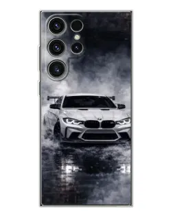 Чехол для Samsung Galaxy S25 Ultra с картинкой «BMW сквозь туман» Чехол для Samsung Galaxy S25 Ultra с картинкой «BMW сквозь туман»