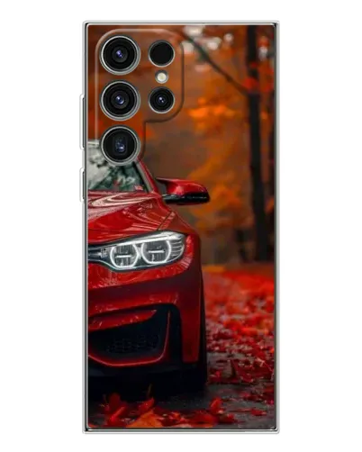 Чехол для Samsung Galaxy S25 Ultra с картинкой «Осенняя BMW M4»