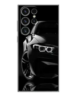 Чехол для Samsung Galaxy S25 Ultra с картинкой «Черная BMW — профиль» Чехол для Samsung Galaxy S25 Ultra с картинкой «Черная BMW — профиль»