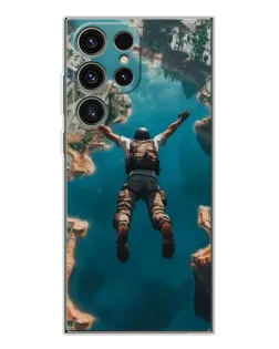 Чехол для Samsung Galaxy S25 Ultra с картинкой «PUBG — свободное падение»